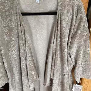 Lularoe NWT Tan Velvet Shirley
